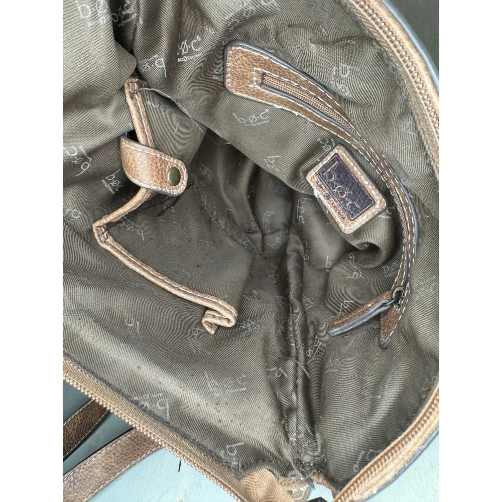 BOC Born‎ Concepts Crossbody Brown Bag Medium Size Purse B.O.C.